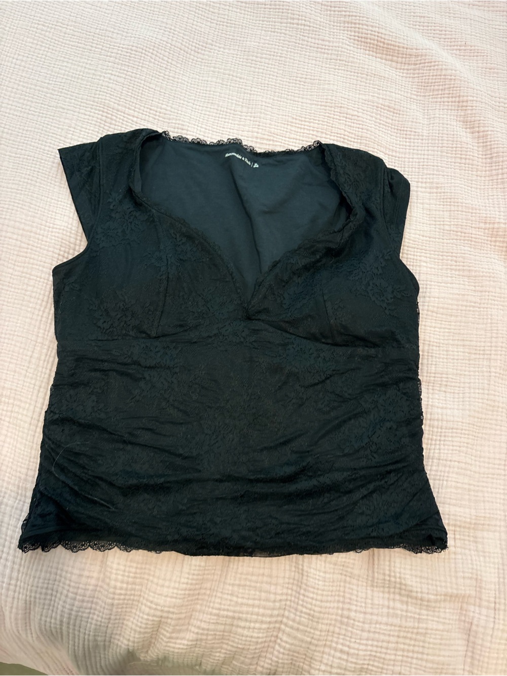 Abercrombie & Fitch Black Lace Shaping Camisole